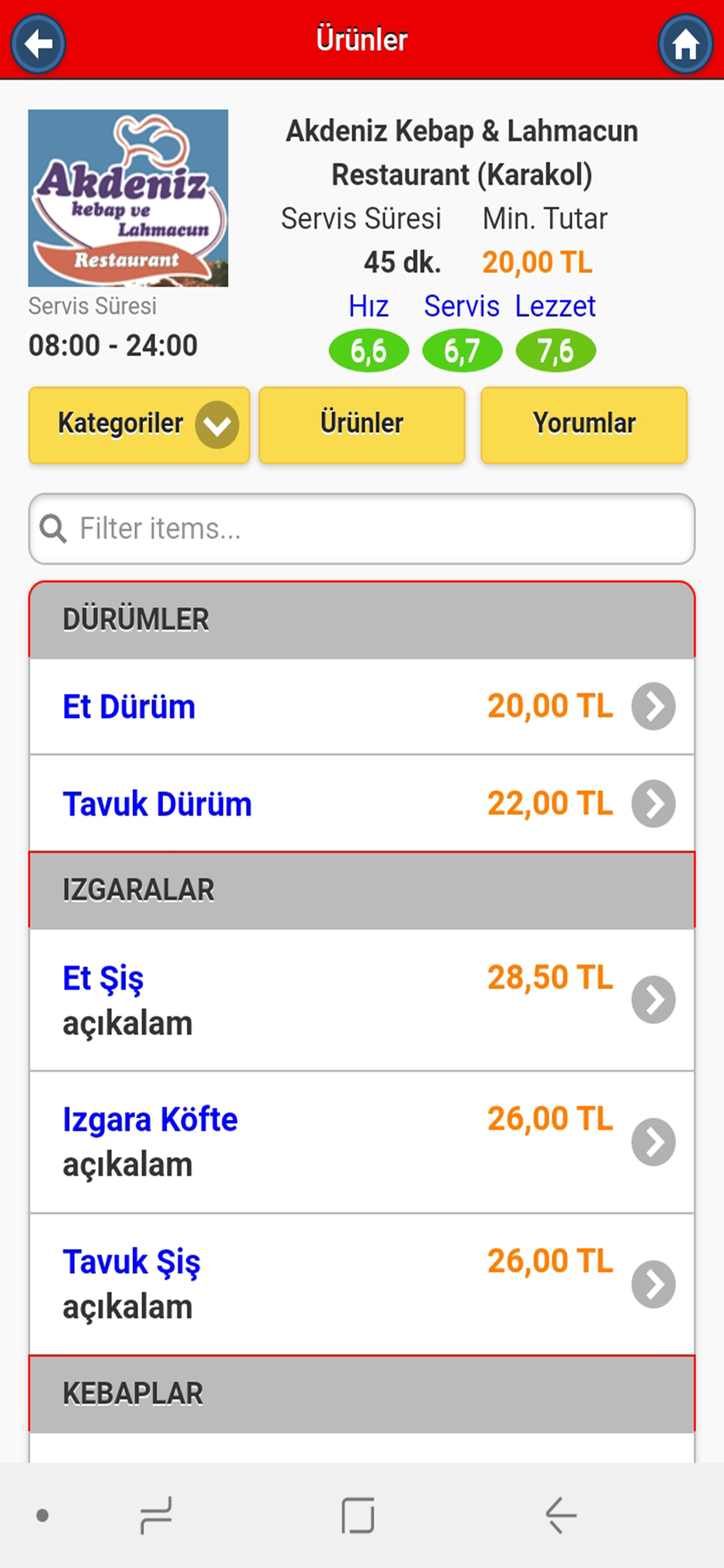 Yemekcim
