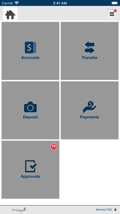 First Federal Bank NC Business Screenshot