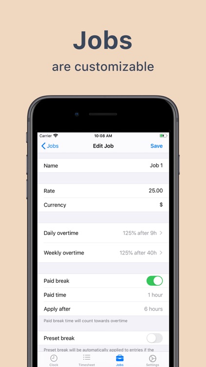 Hours Tracker: Time and Pay screenshot-4