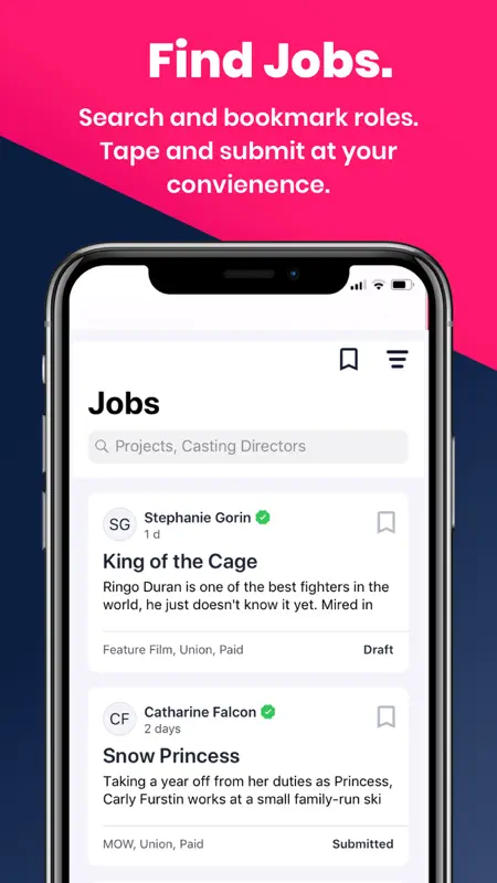 Actor App by Casting Workbook screenshot 3 of 8