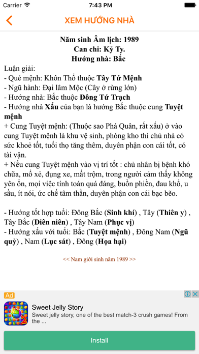 How to cancel & delete Xem hướng nhà from iphone & ipad 2