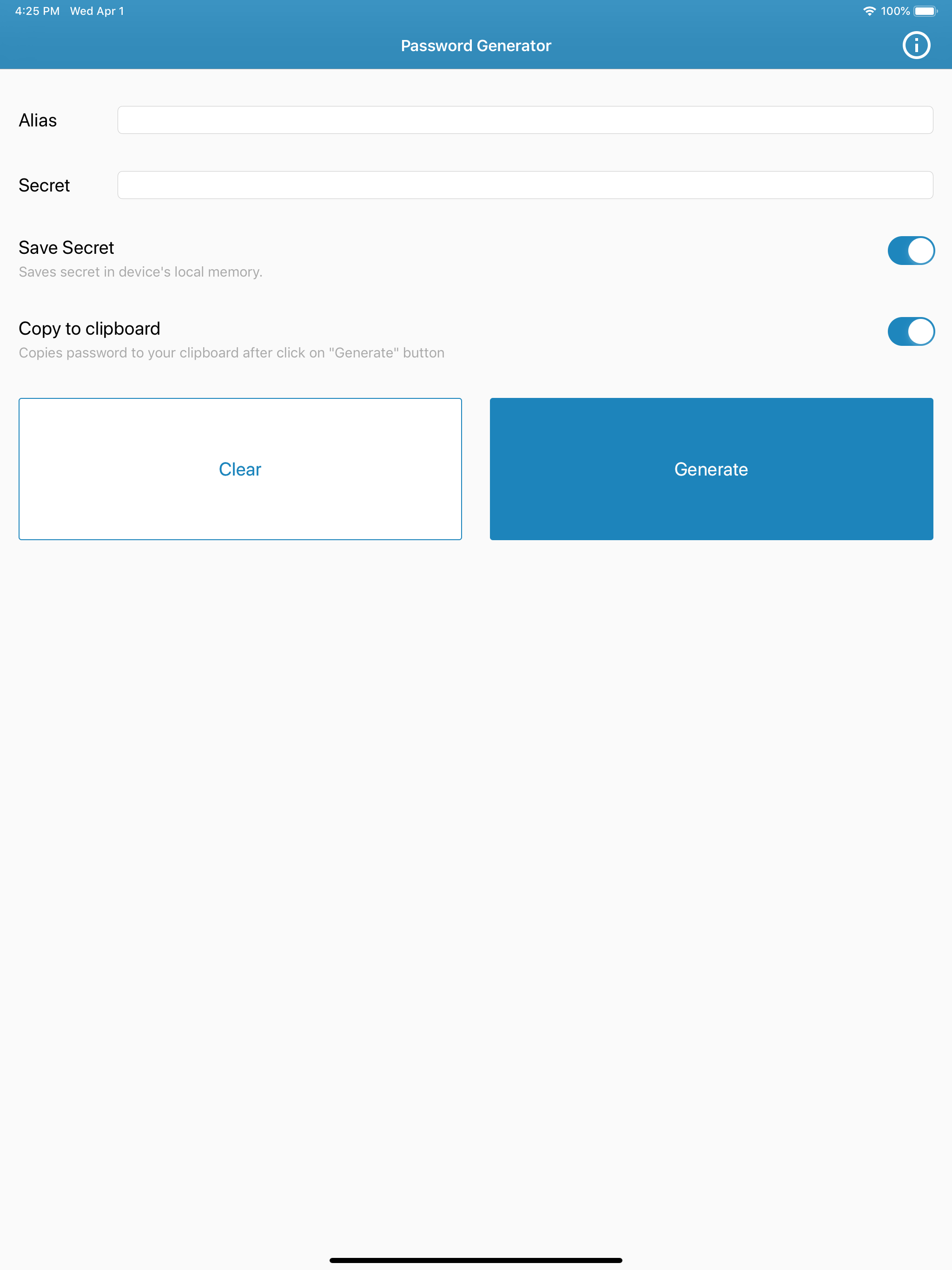 Password Generator on the fly screenshot 5