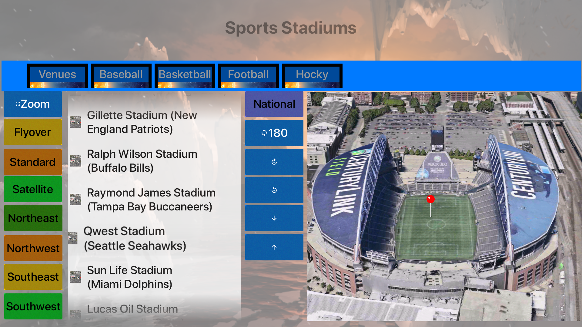 3D Sports Stadiums Lite screenshot 28