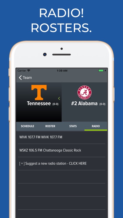 Tennessee Football Schedules