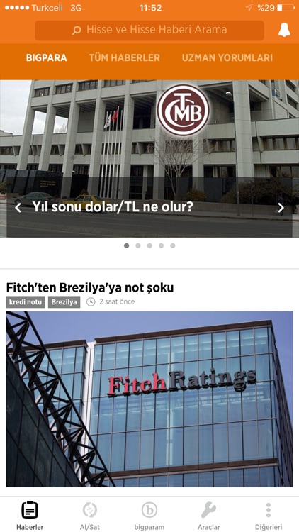 Bigpara - Borsa, Hisse, Altın