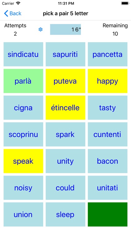 PickAPair Corsican - English