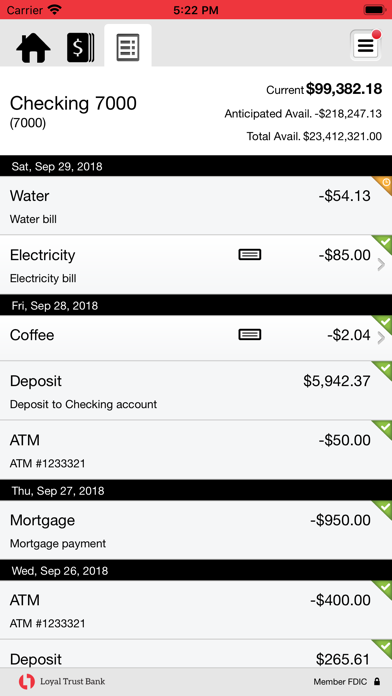 App screenshot