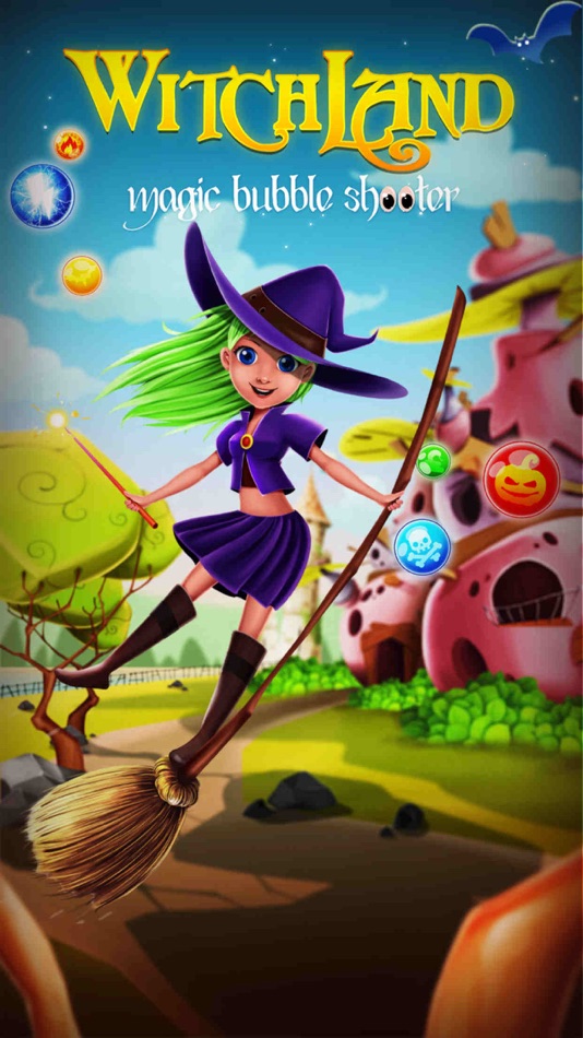 #1. WitchLand: Bubble Shooter (iOS) Ved: Qwerty Games