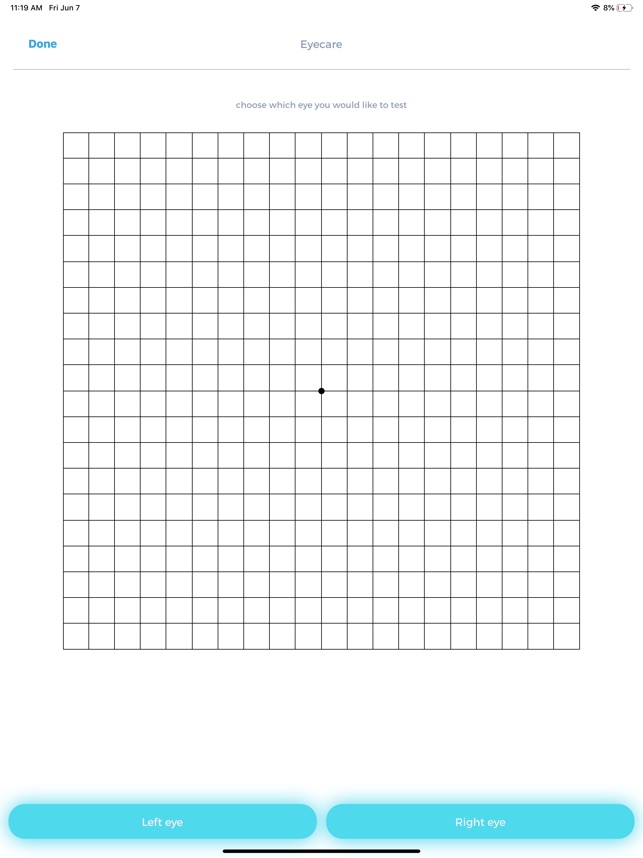 eyecare- Amsler Grid Eye Test