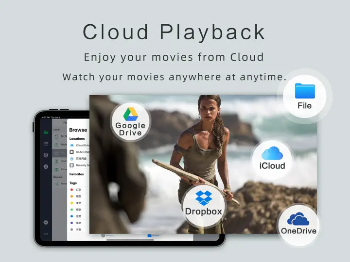 Captura de pantalla de Video Player - OPlayerHD Lite en iPhone 4
