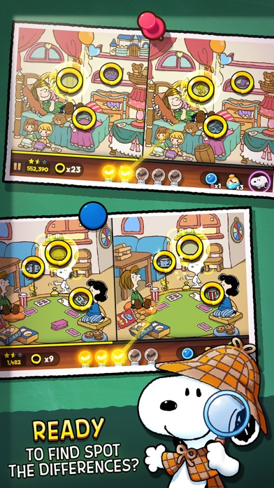 Screenshot #1 pour Snoopy: Spot the Difference