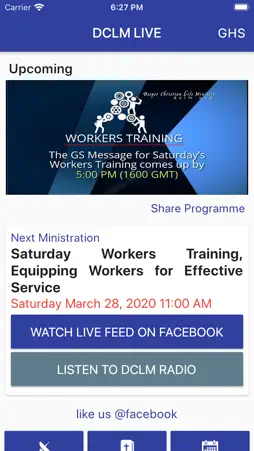 DCLM LIVE & GHS screenshot 1
