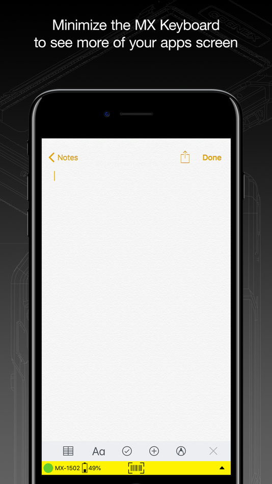 #3. MX Keyboard (iOS) 来自: Cognex Corporation