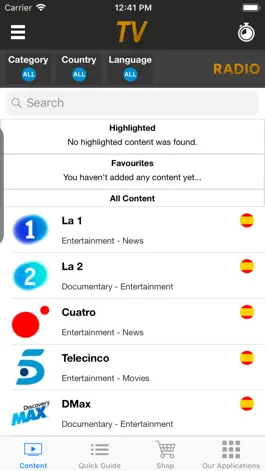 Game screenshot Spain and Mexico TV and Radio mod apk