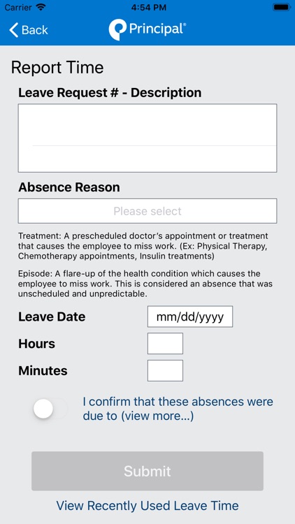 Principal Absence Manager