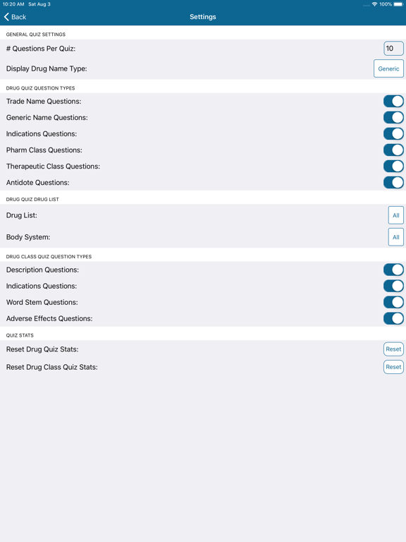 Learn Pharm iPad screenshot 8 - Medical app
