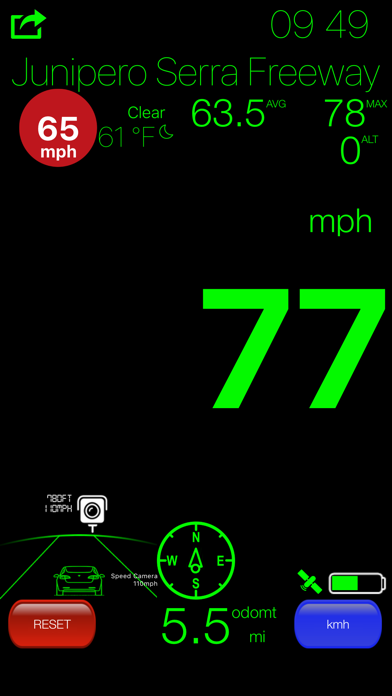 Speedometer >> Screenshot