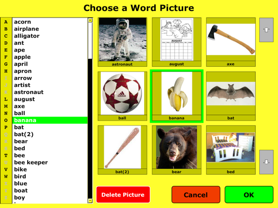 Spell-A-Word iPad screenshot