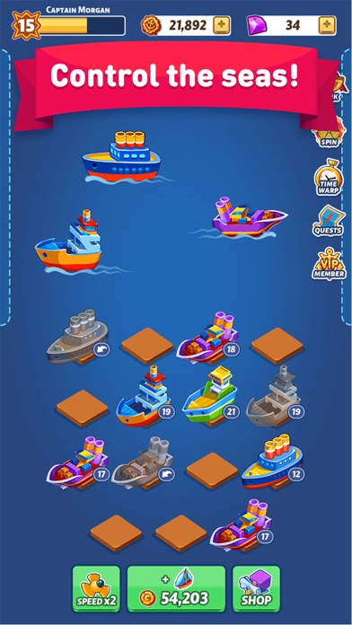 Merge Ship: Idle Tycoon screenshot 2