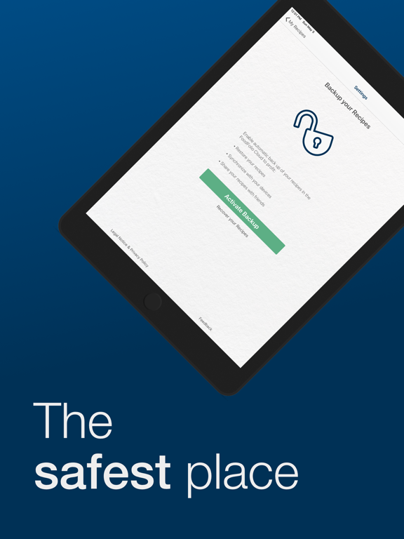FoodFolio - Your Recipes iPad screenshot 4 - Food & Drink app