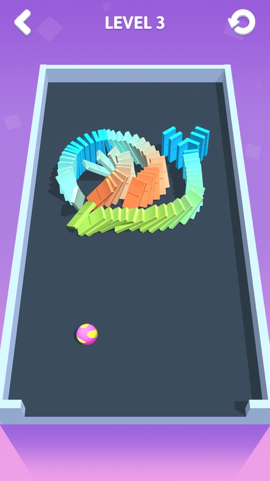 #3. Rolling Domino (iOS) By: Lion Studios