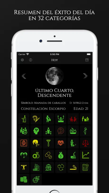Calendario lunar - Horóscopo