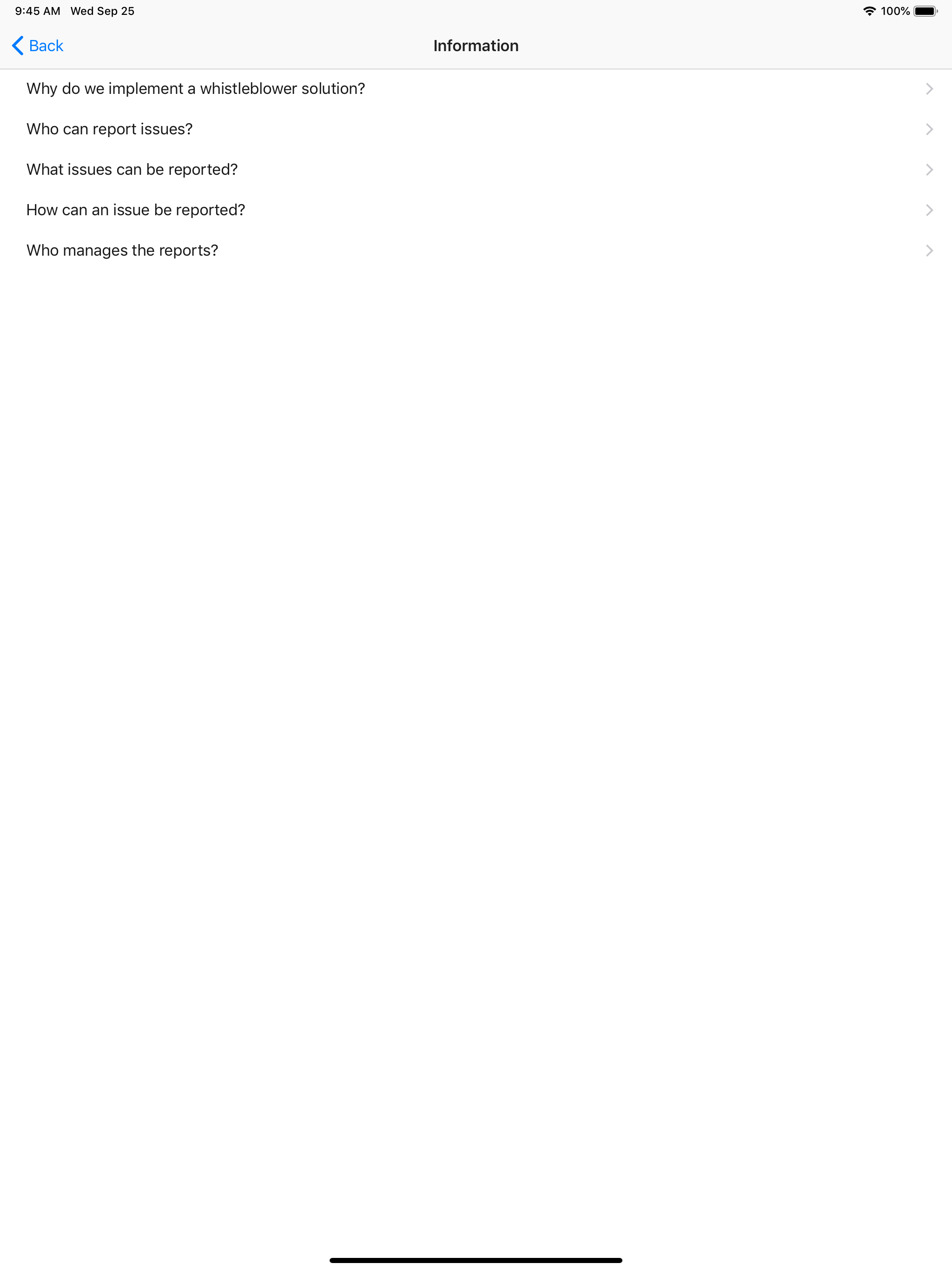 Compliance App