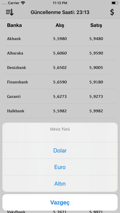 Banka Kurları screenshot 3