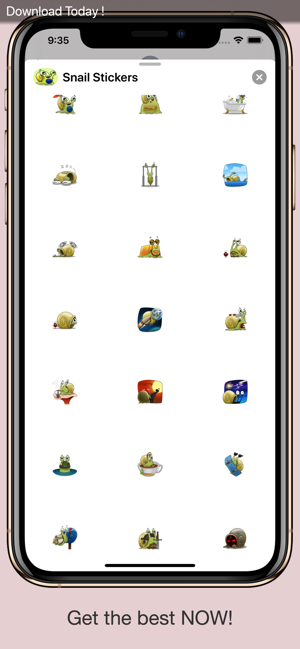 Lazy Snail Stickers(圖2)-速報App