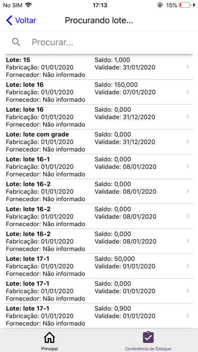 Coletor de Dados - Check Stock Screenshot