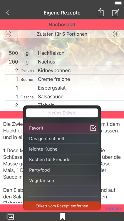 Eigene Rezepte screenshot-5