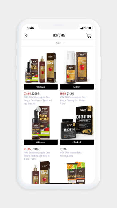 Wow Skin Science USA Screenshot