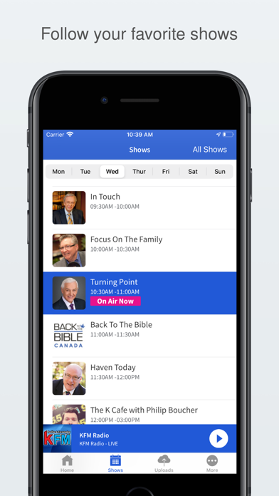 KFM Radio Network Screenshot