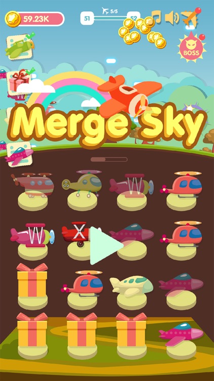 Merge Sky - idle plane games screenshot-0