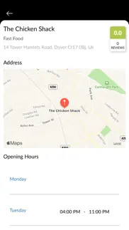 the chicken shack iphone screenshot 2