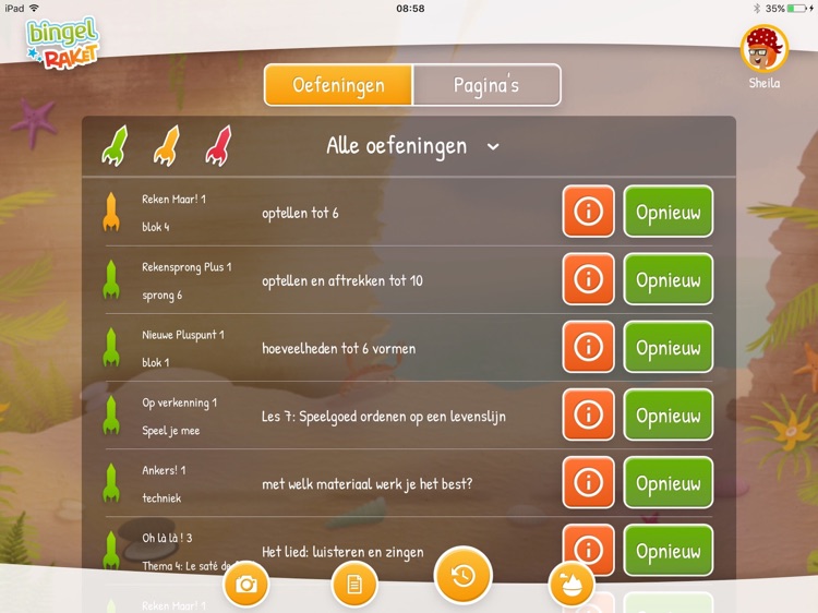 Bingel Raket leerling screenshot-3