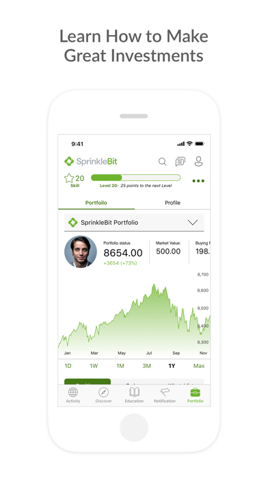 SprinkleBit - Social Investingのおすすめ画像1