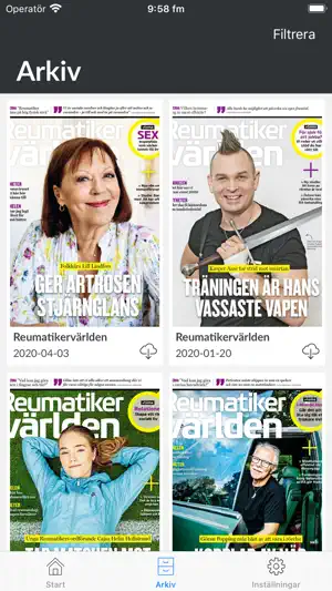 Reumatikervärlden screenshot 2