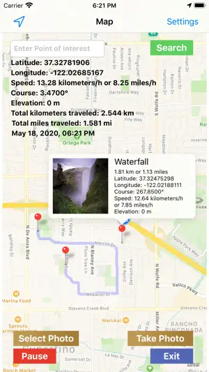 MapTrack with Photos screenshot 1