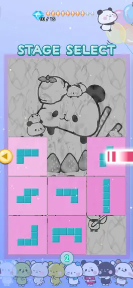 Game screenshot Turn-piece Puzzle: Mochi Panda hack