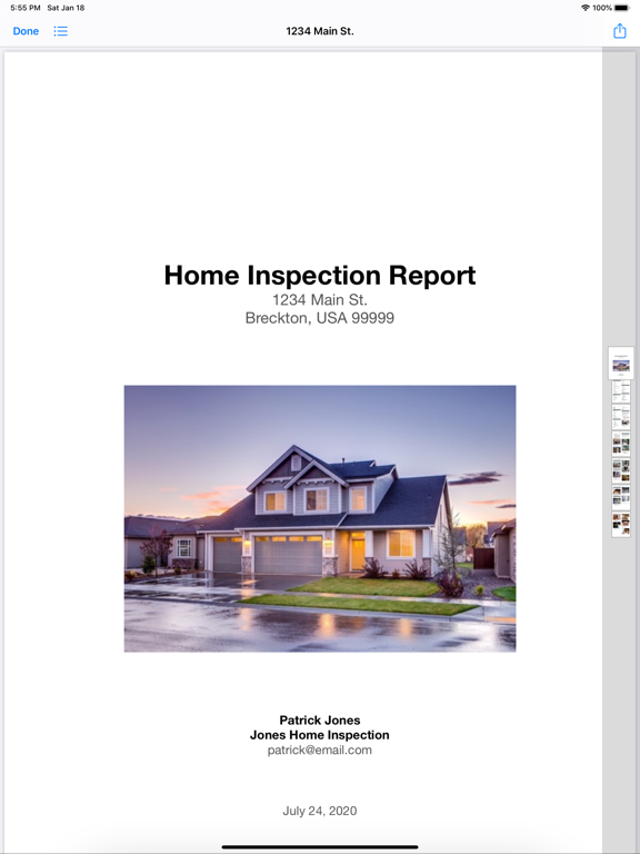 Inspectix iPad screenshot 5 - Business app