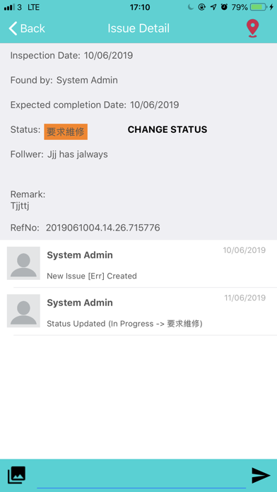 VHSmart™ Issue Screenshot
