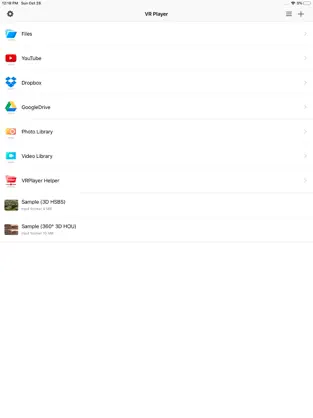 Captura de Pantalla 2 VRPlayer : 2D 3D 360° Video iphone