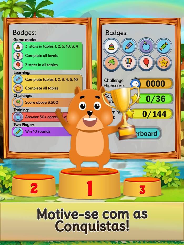 Jogos de Tabuada e Amigos