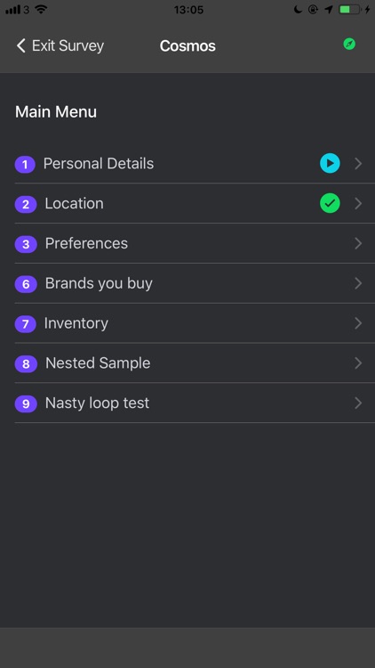 Cosmos Data Collection