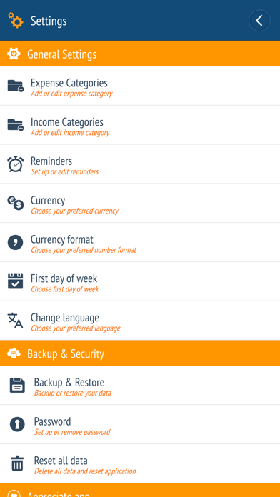 Expense manager -Money tracker Screenshot