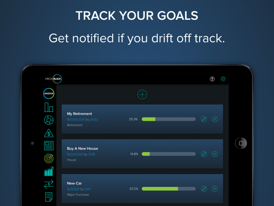 CircleBlack Investor iPad screenshot 5 - Finance app