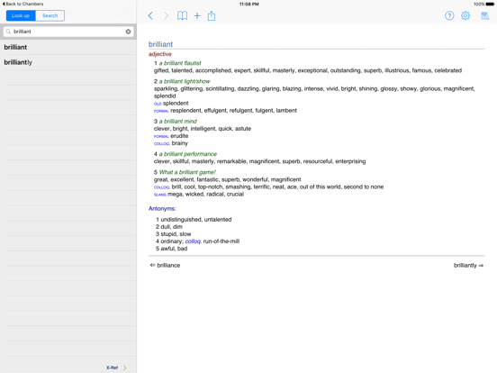Screenshot #4 pour Chambers Thesaurus