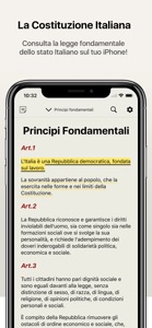 Italian Constitution screenshot #1 for iPhone