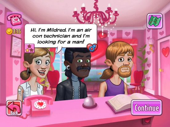 Kitty Powers' Matchmaker iPad app afbeelding 2